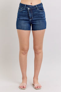 Crossin’ It Denim Shorts