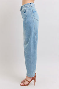 Perfect Touch Barrel Leg Jeans