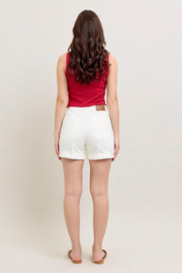 White Out Jogger Shorts