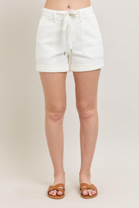 White Out Jogger Shorts