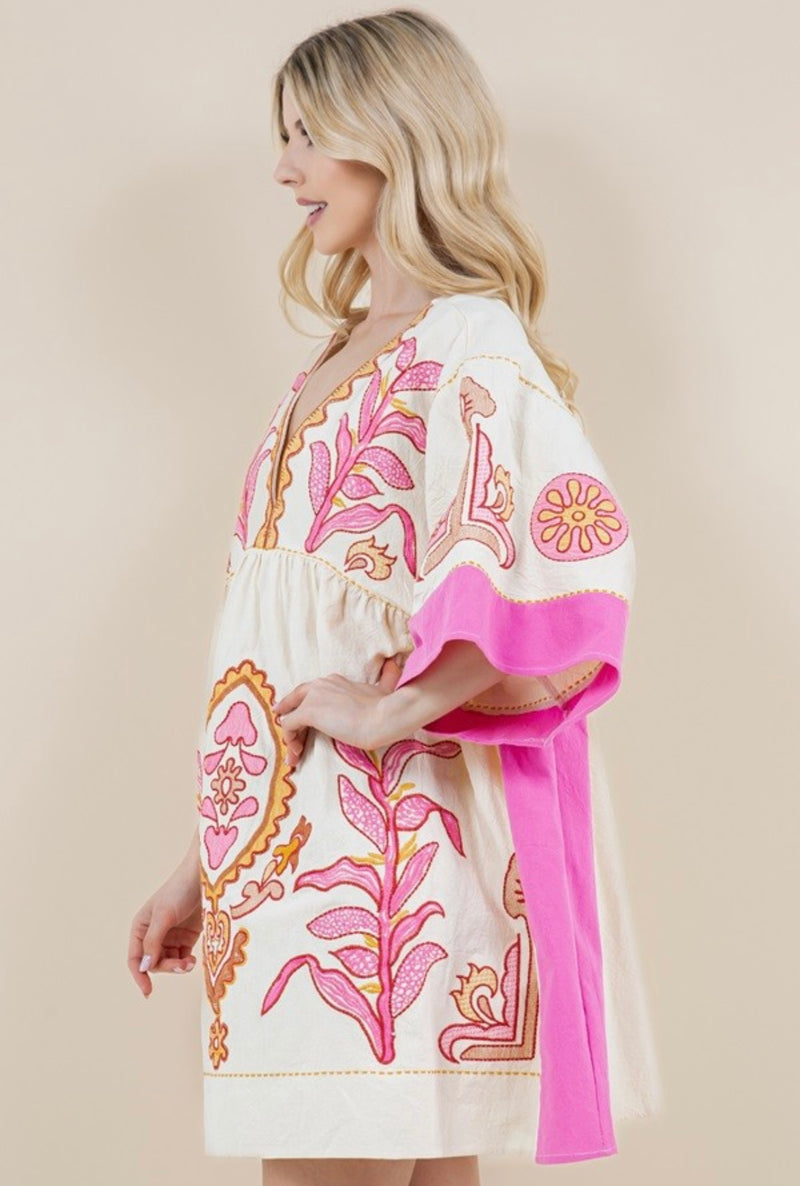 Taos Embroidered Dress